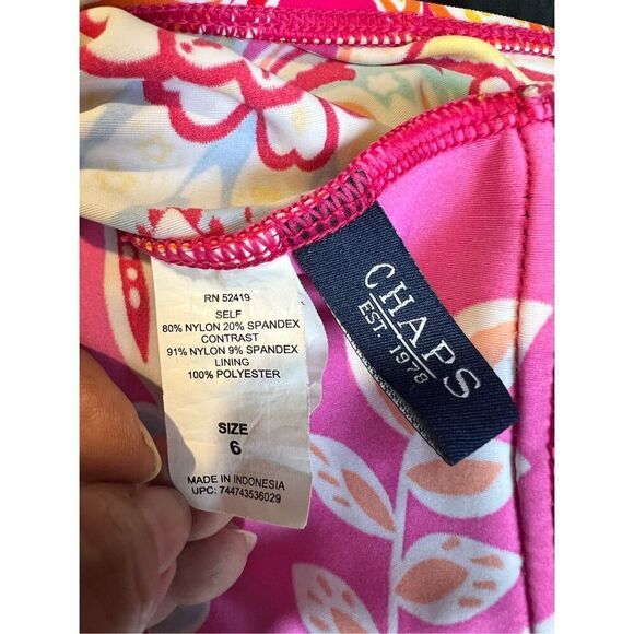 Chaps Bandeau Swim Top - Picture 3 of 3